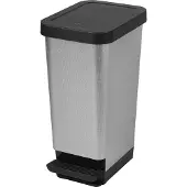 Cep Poubelle à pédale ROSSIGNOL 45 litres gris