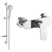 Mexen Milo DF40 mitigeur de douche avec accessoires, chromé (7134R40-00)