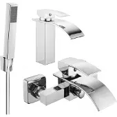 Mexen Ensemble de bain Aries R77, chrome - 744803R77-00