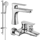 Mexen Axel DB40 SET mitigeur bain et lavabo, chromé (73803DB40-00)