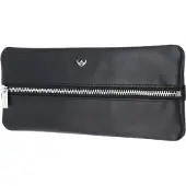 Golden Head Cuir trousse à crayons Frankfurt Stifteetui 6812 Schwarz noir