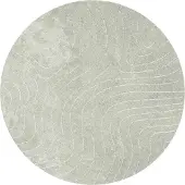 vidaXL Tapis de salon ronds HUARTE Vert Ø 120 CM Polyester