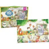 Leantoys Puzzle Ecole des animaux 100 pièces