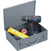 Allit 490610 Mallette pour machines DinoPlus métal 33 gris