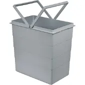 Hailo bac intérieur 24 L gris clair 226 x 350 x 350 mm
