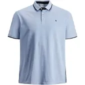 Jack & Jones Hommes + Fit Polo Shirt Short Sleeve Pique Shirt JJEPAULOS Big Size |