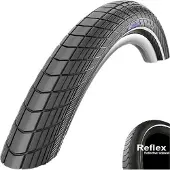 Schwalbe Pneu Big Apple - Wired - ADDIX - RaceGuard - 26x2.35 - Noir + Reflex