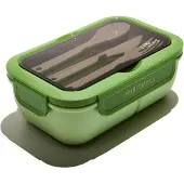 Muitomas Boîte à lunch petite, Lunch box, Multicolore, Noir, Vert
