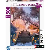 Nathan Puzzle Chemin des lanternes Diego Hernandez 500 pièces