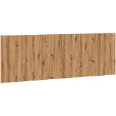 vidaXL Tête de lit murale Chêne Artisan 240x1,5x80 cm Bois composite