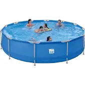 Happy People Kit piscine à cadre en acier , 420 x 84 cm