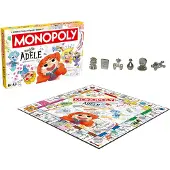 Winning Moves MONOPOLY Mortelle Adèle - Jeu de société - COUPS GAGNANTS - À partir de 8 ans