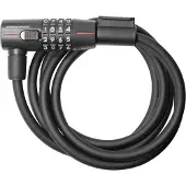 Trelock SK415 Antivol à câble spiralé Code 180/15mm Noir