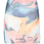 Mymo Jupe beige / bleu / rose / blanc