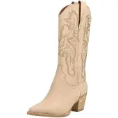 Jeffrey campbell Bottes de cowboy beige