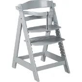 Roba Chaise haute pour escalier « Sit Up Click & Fun » de , plateau et barre de sécurité, fermeture à clic, évolutive, taupe