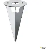 SLV ERDSPIESS, pour HELIA lampe d'allée et lampe sur pied, acier inoxydable, 17 cm