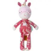 Lilliputiens Lena, doudou de nuit rose Rose, taille unique