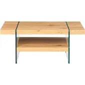 Inter Link Table basse Benina verre imitation chêne sauvage