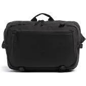 Chrome Kadet Max - Sac à bandoulière 15" 39,5 cm (toile noire et cuir)