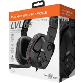 PDP Afterglow LVL 6 + casque serre-tête Connecteur 3,5 mm Noir, rouge