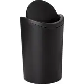OEM Poubelle de salle de bains 6 l, noir,