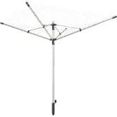 Leifheit LinoPush 500 Séchoir Parapluie 50 Mètres + Douille de Fixation