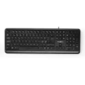 Nedis , Clavier filaire USB-A QWERTY NL 104 touches, noir