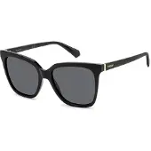 Polaroid Lunettes de soleil or / noir / transparent
