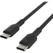 Belkin BOOST CHARGE - Câble USB - 24 pin USB-C (M) pour 24 pin USB-C (M) - 2 m - noir