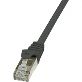 Logilink CAT 5e câble patch F/UTP noir 1 m