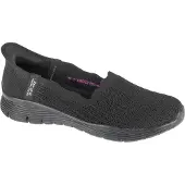 SKECHERS Slip-ins : Seager - Believe It 158980-BBK, Baskets pour femmes, Noir