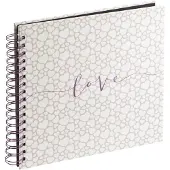 Hama Album Photo - - 00003831 - Beige/Blanc - Reliure Spirale - Carton Solide