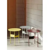 HAY Shim Table Basse Bordeaux | Ø 45 cm
