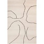Ferm Living Gessoto Tapis en Jute Off-White|Dark Fig | 170 x 240 cm