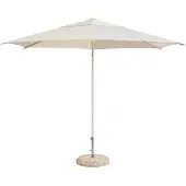 HAY Terrazza Parasol Hexagon | Off-white and grey
