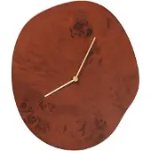 Ferm Living Melt Horloge Murale Dark Stained Burl