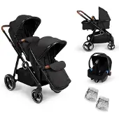 Zesso Baninni Poussette 4-en-1 Duo avec siège-auto Luiz Noir