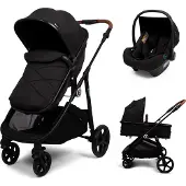 Zesso Baninni Poussette 3 en 1 avec siège-auto Nelia Noir