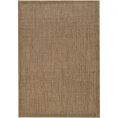 SchönesWohnen24 Tapis d'extérieur GIZA Marron 60 x 100 cm