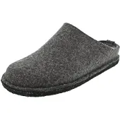 Iesse Schuh Haflinger Pantoufles pour hommes Flair Soft 311010, Taille:41 EU, Couleur:Gris