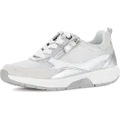 Gabor Baskets basses gris clair / argent / blanc