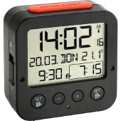 TFA-Dostmann TFA 60.2528.01 Bingo noir Réveil radio avec température