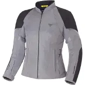 SHIMA Jet Imperméable Femme Gris Blouson Textile Taille XS