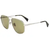 Lanvin Lunettes de soleil unies LNV134S Silver 59/14/140