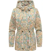 Ragwear Veste fonctionnelle 'Eddens' bleu cyan / pueblo / rose / blanc
