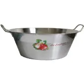 Baumalu Pot à confiture, , acier inoxydable, 38cm, 40x40x14cm, 9L, argent, argenté