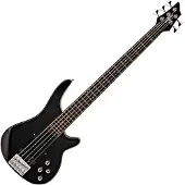 Gear4Music Chicago 5 String Bass Guitar by Black