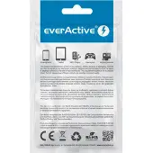 EverActive Câble USB-C 1m - Noir, tressé, charge rapide, 3A - CBB-1CB