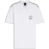 BOSS Open 10279504 Short Sleeve Polo Blanc S Homme